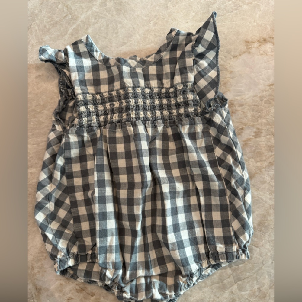 Pehr Plaid Romper/Onesie
